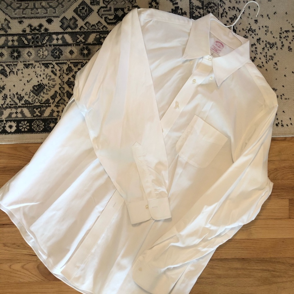 Brooks brothers white shirt